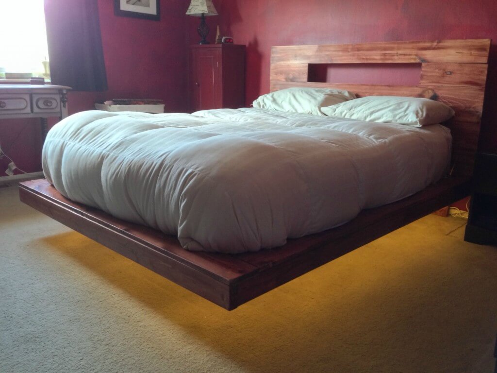 10 Easy DIY Wooden Pallets Bed Frame Ideas For Home - Sensod