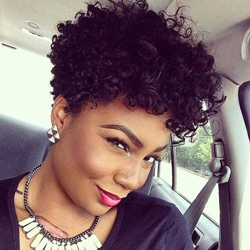 Short Curly Hair Styles For Black Women