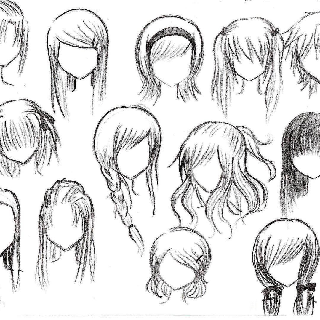Top 25 anime  girl  hairstyles  collection Sensod