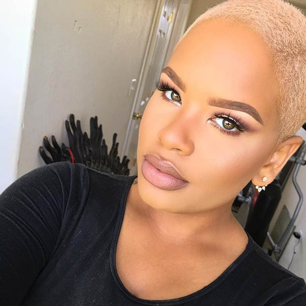 Blonde hair color for african american women natural short hairstyles